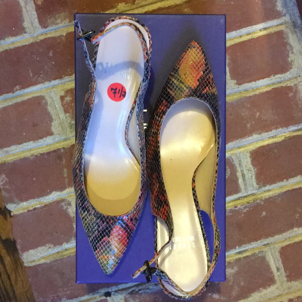 Stuart Weitzman Size 7.5 Twiggy Slings!